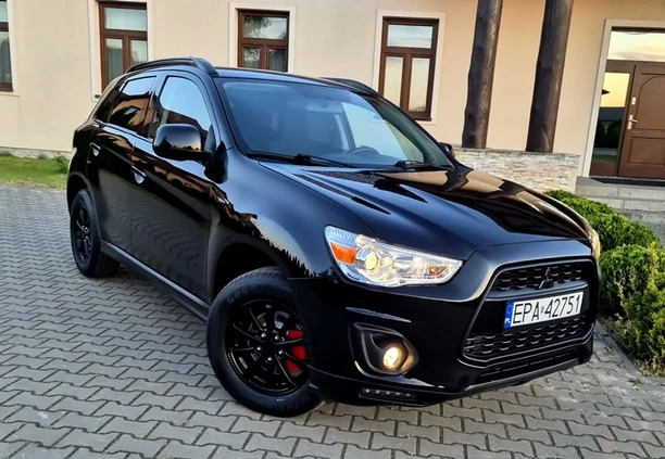 Mitsubishi ASX cena 44999 przebieg: 141123, rok produkcji 2014 z Pabianice małe 596